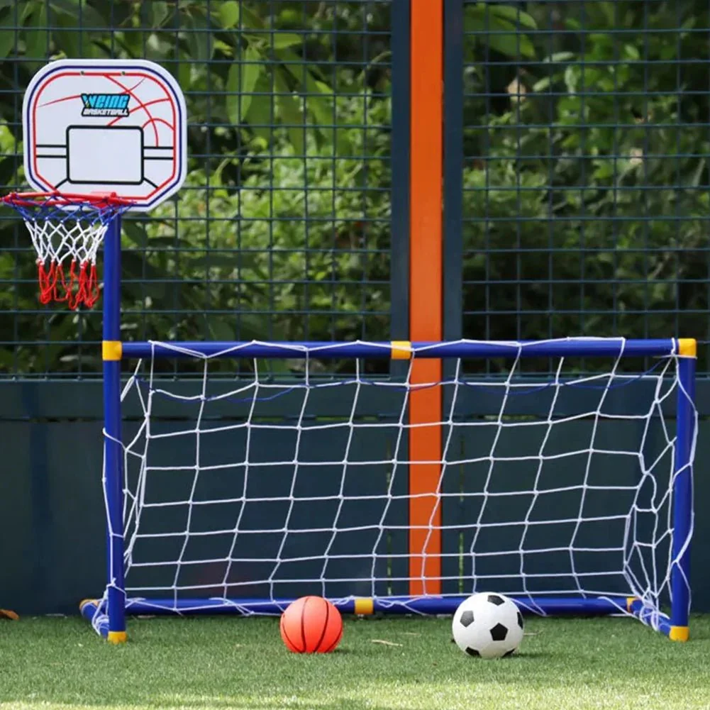 ⚽🏀 Cage de Foot et Panier de Basket 2 en 1 – pour Enfants 3-12 Ans – Image 2